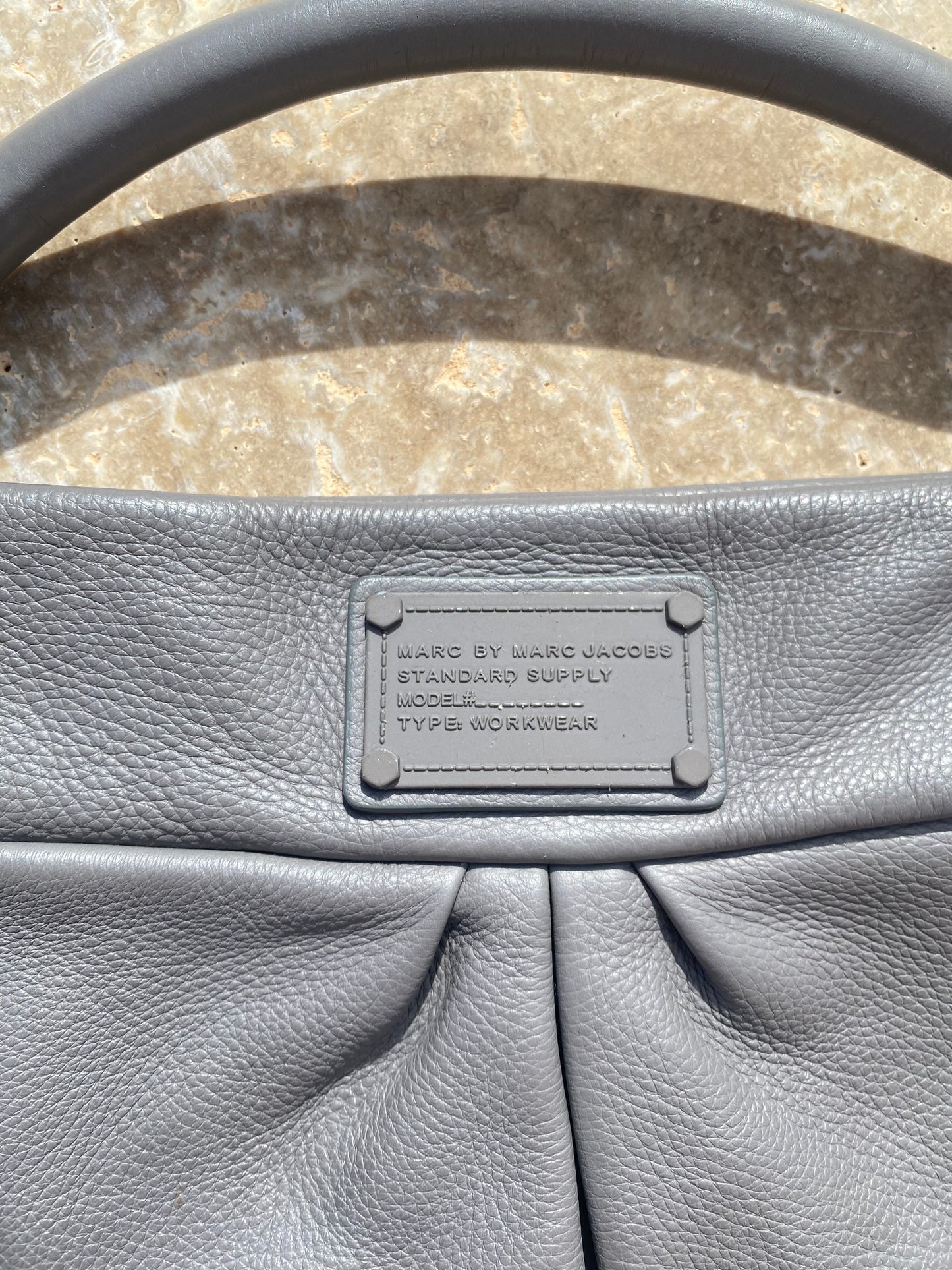 Sac gris Marc Jacobs